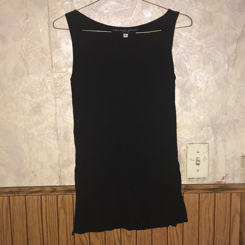 Black Michael Simon New York tank top (s)